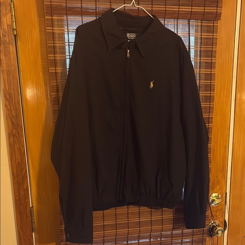 Ralph Lauren Black Checkered Polo Jacket